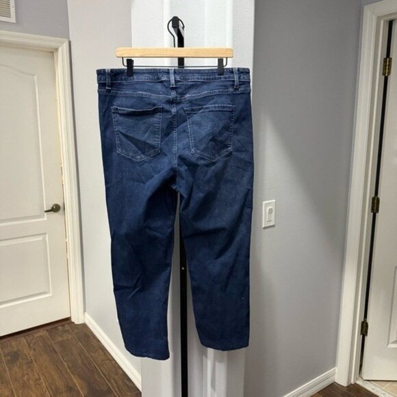 Lane Bryant Mid Rise Super Stretch Straight Leg Jeans Blue Women’s Size 18 R • - Picture 6 of 6